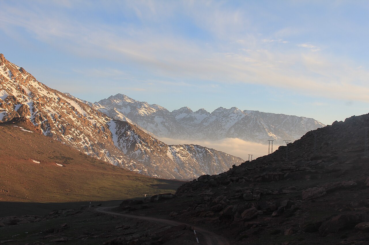 The plateau and peaks in summer