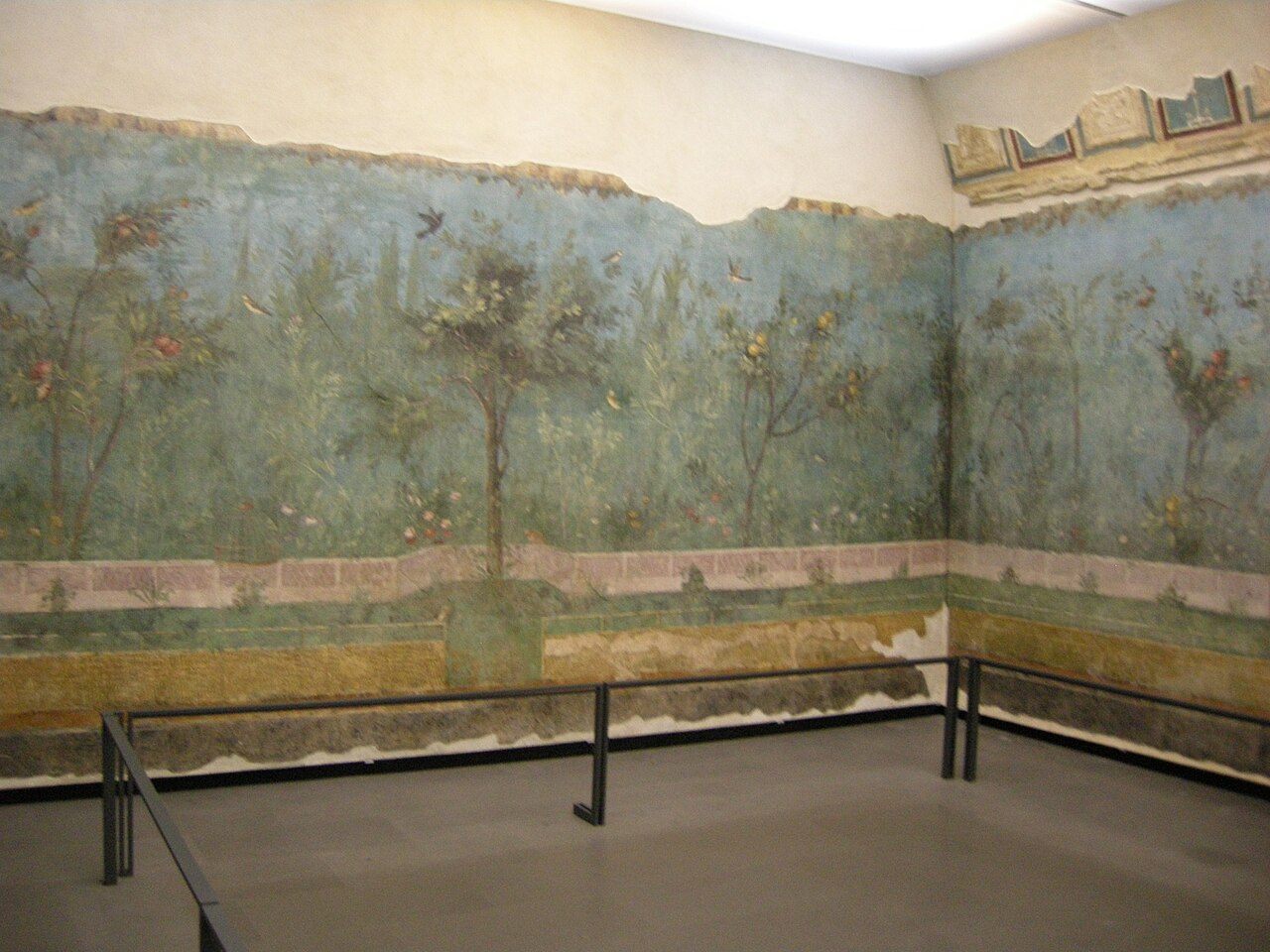 The painted garden from the Villa of Livia