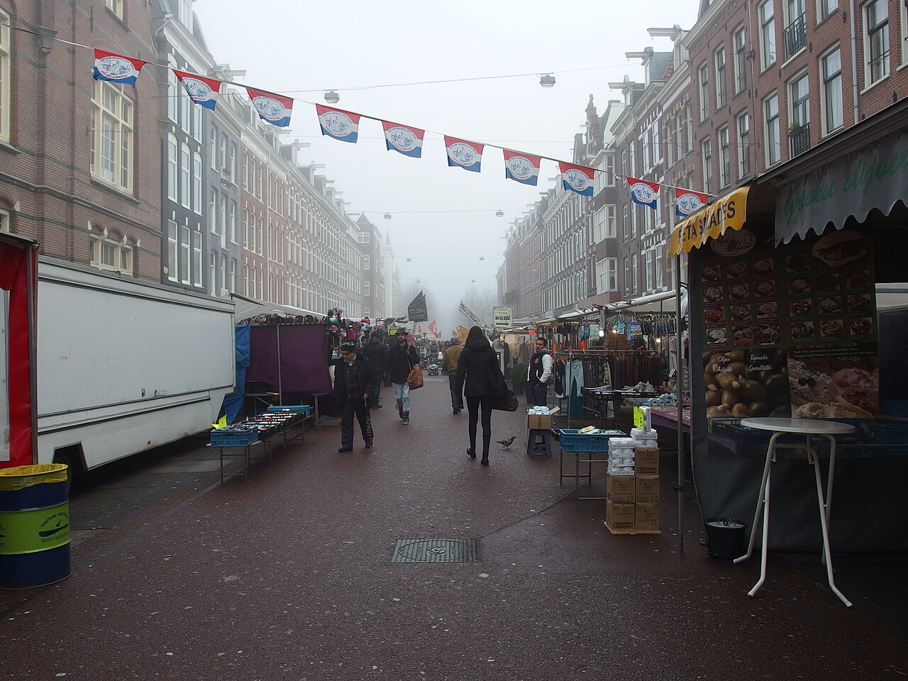 Marché Albert Cuyp : horaires et spécialités du grand marché de De Pijp