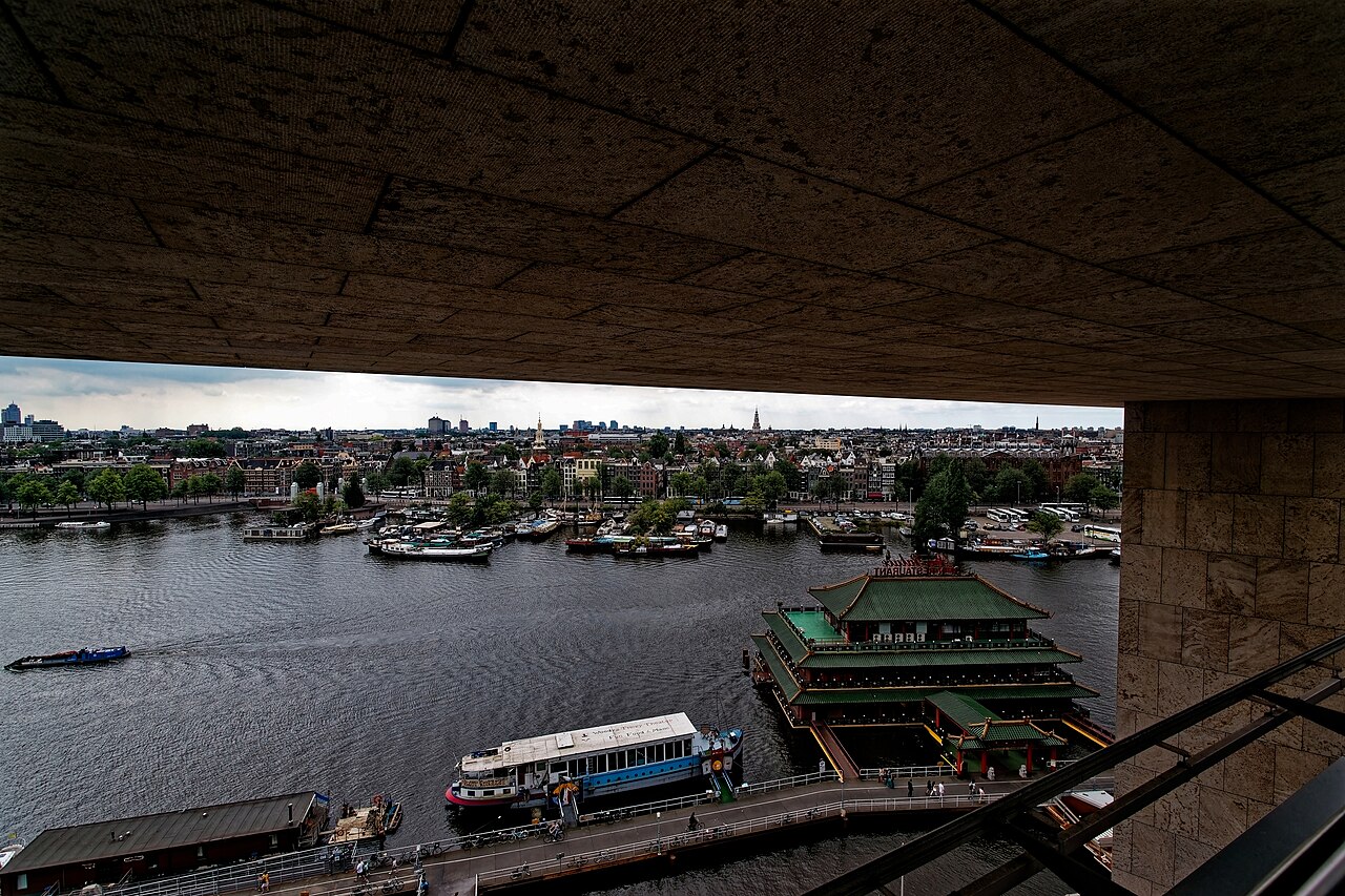 Bibliothèque OBA Oosterdok : la vue gratuite sur Amsterdam depuis le 7e étage