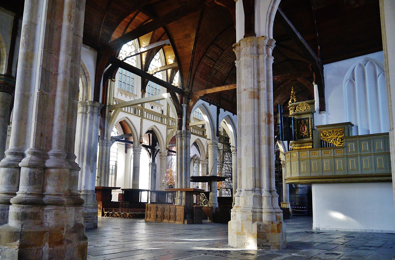 La tombe de Saskia et les orgues