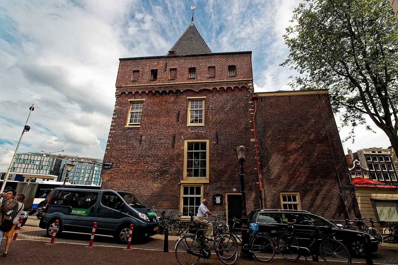 Schreierstoren : la tour des Pleureuses sur le port d'Amsterdam