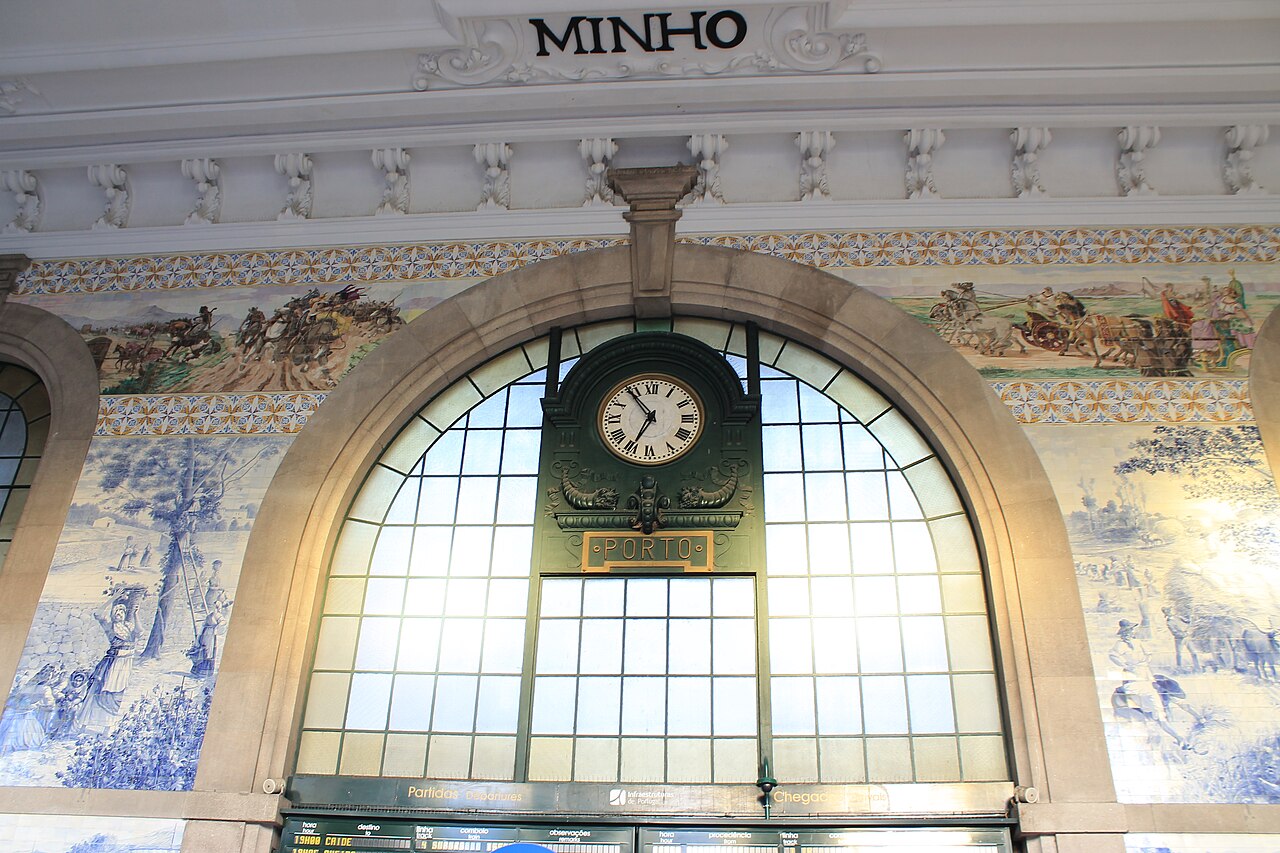 Les azulejos de la gare de São Bento
