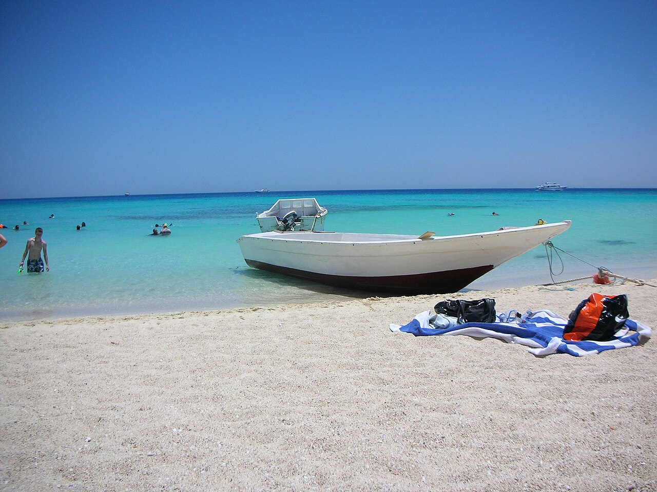 Les cabanes de plage et le snorkeling