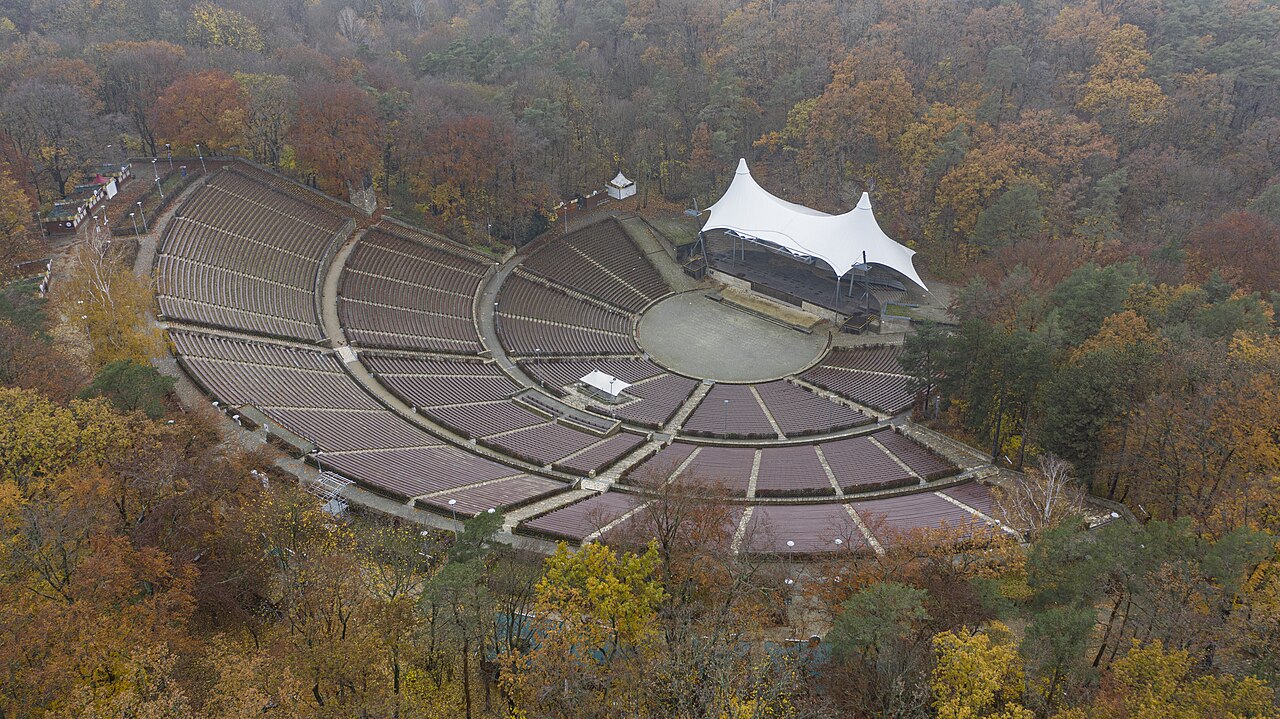 La Waldbühne, amphithéâtre en plein air dans la forêt près de l'Olympiastadion