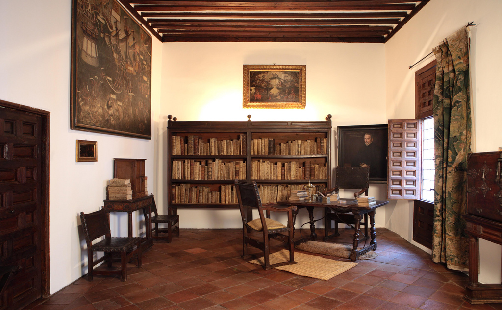 Le cabinet de travail de Lope de Vega dans sa maison-musée