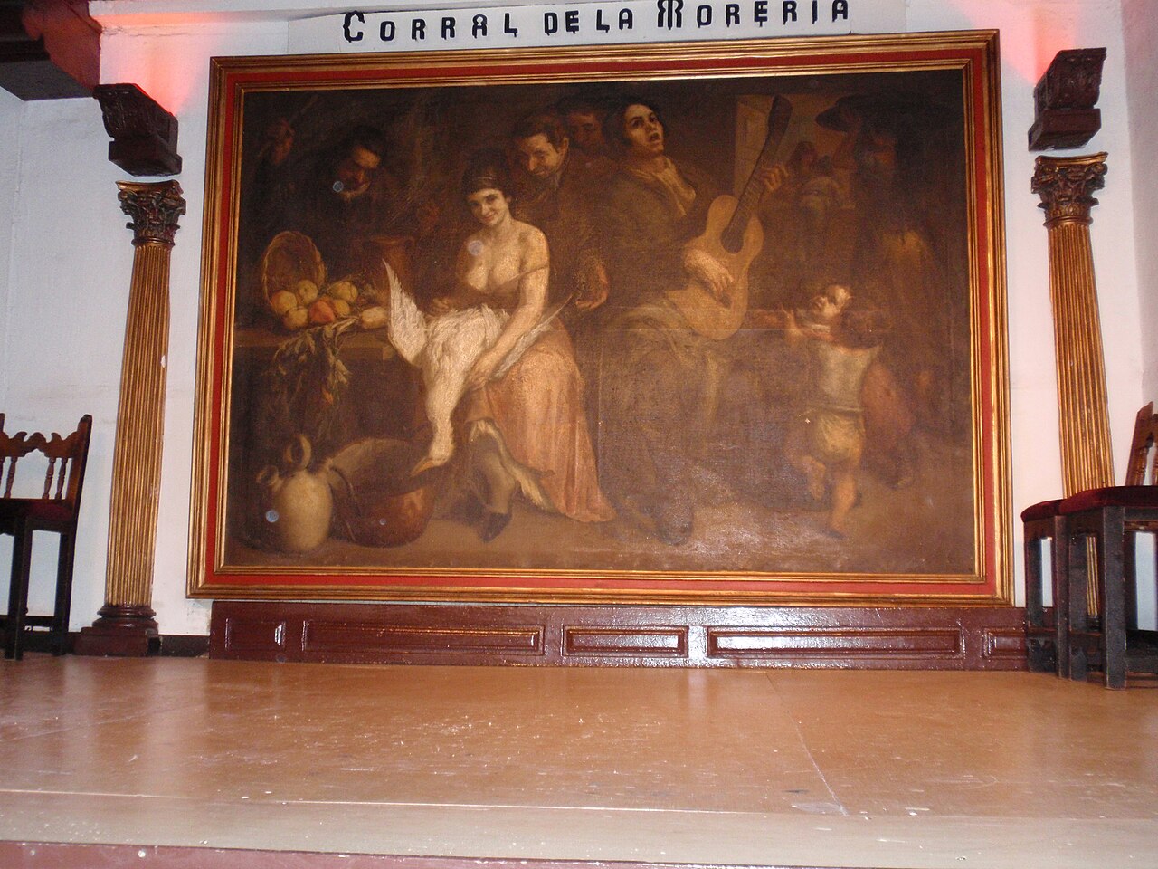 La scène du Corral de la Morería
