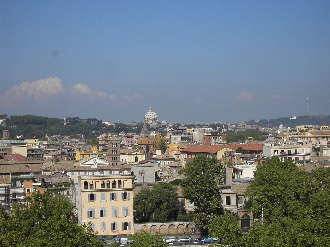La vista dal belvedere
