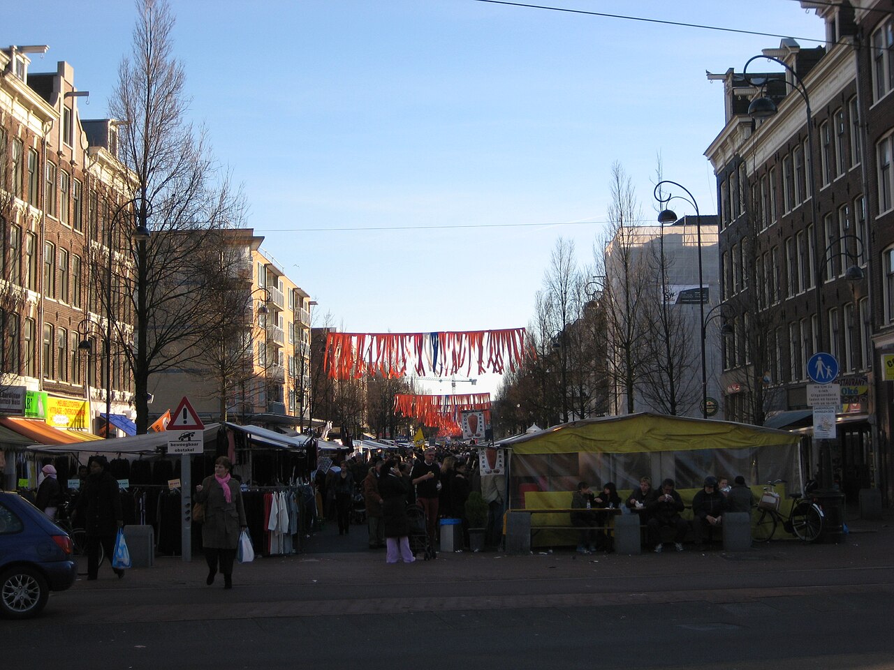 Le marché de la Dapperstraat à Amsterdam-Oost