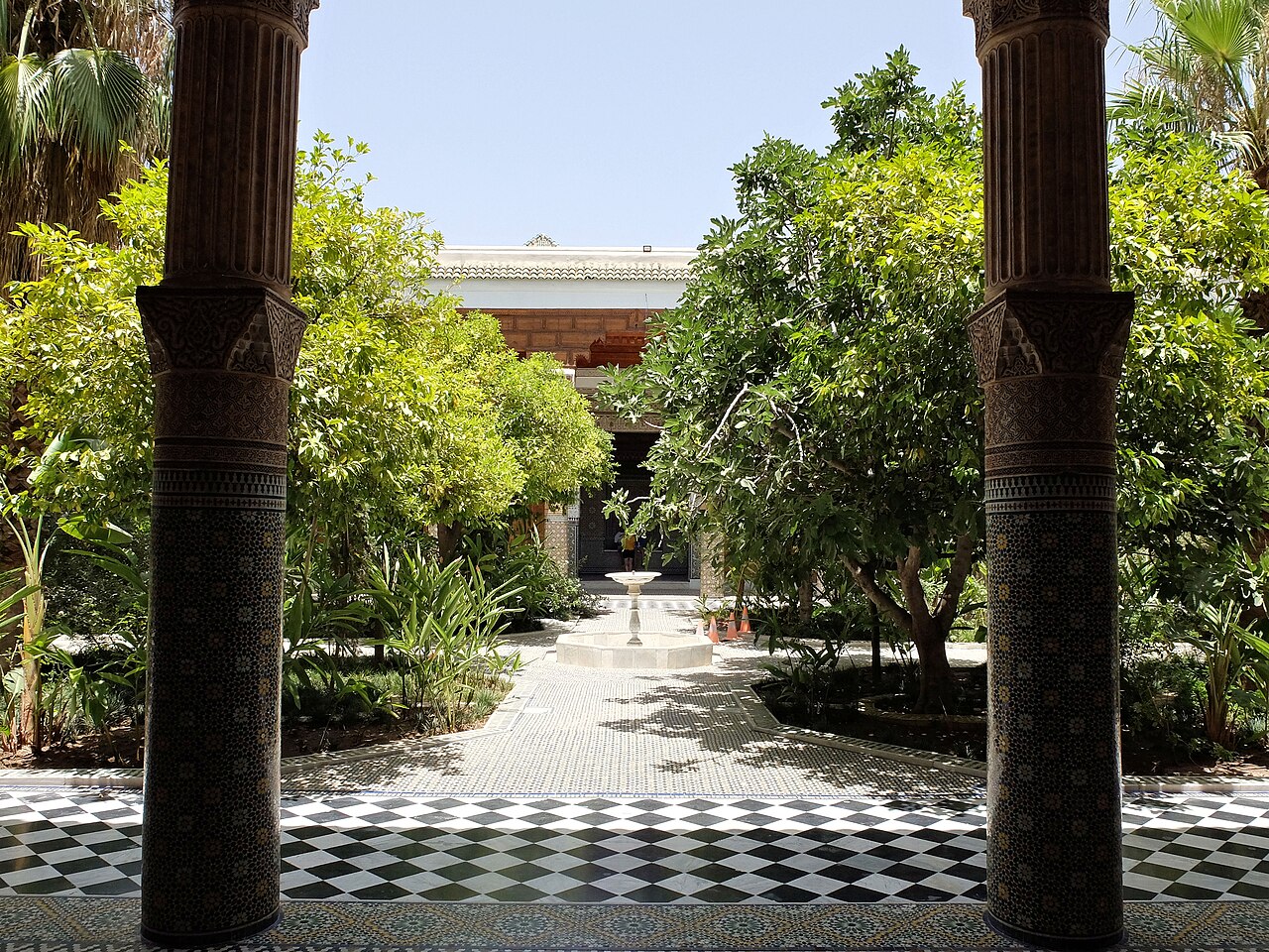 Le patio et son jardin
