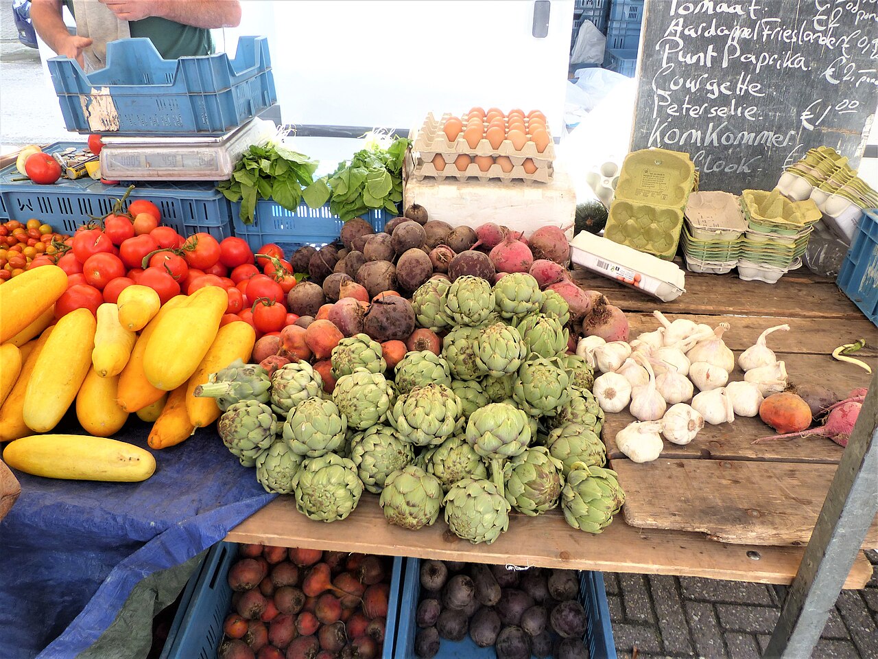 Noordermarkt : marché bio du samedi et puces du lundi dans le Jordaan