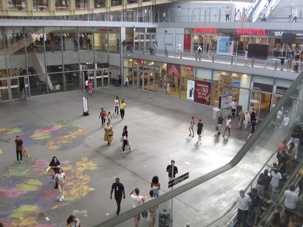 Les Halles, Paris : horaires du Forum, Canopée et gare Châtelet