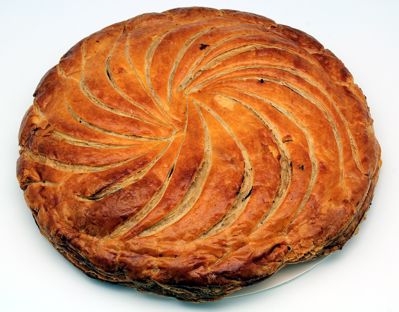 Une galette des rois à la frangipane