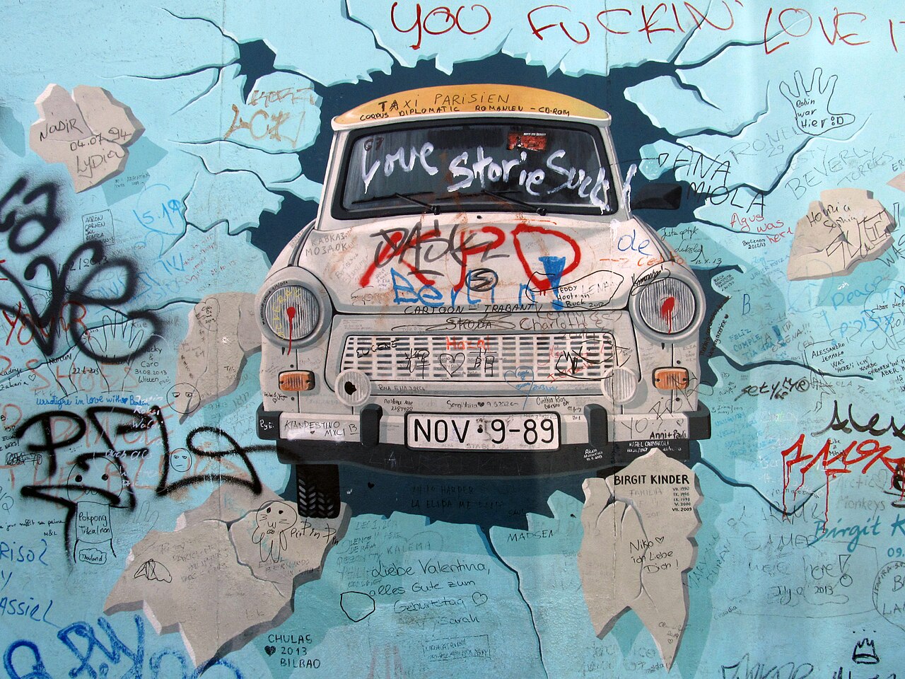 East Side Gallery : le plus long vestige du Mur et ses fresques