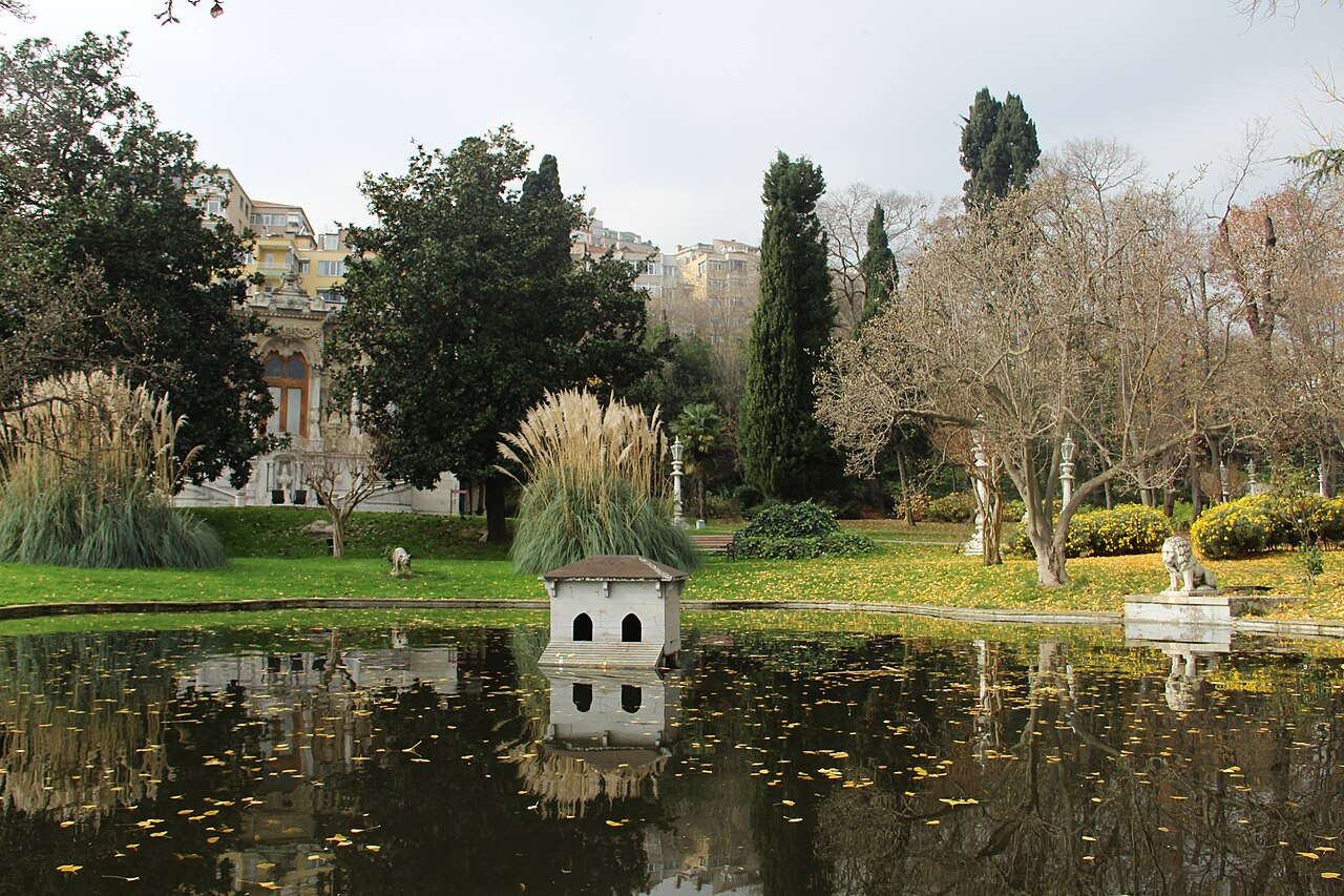 The garden pools