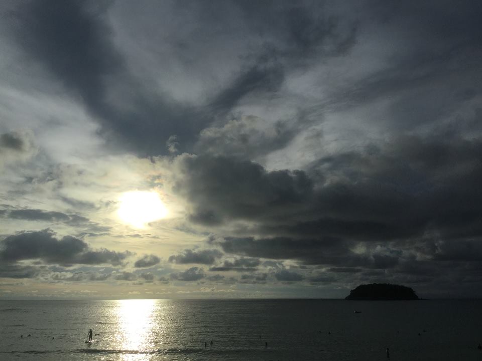 Le coucher de soleil