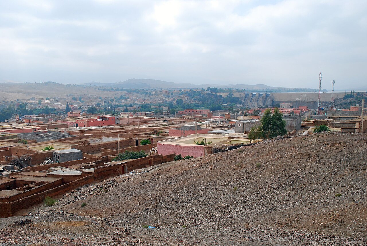 The dam and the village