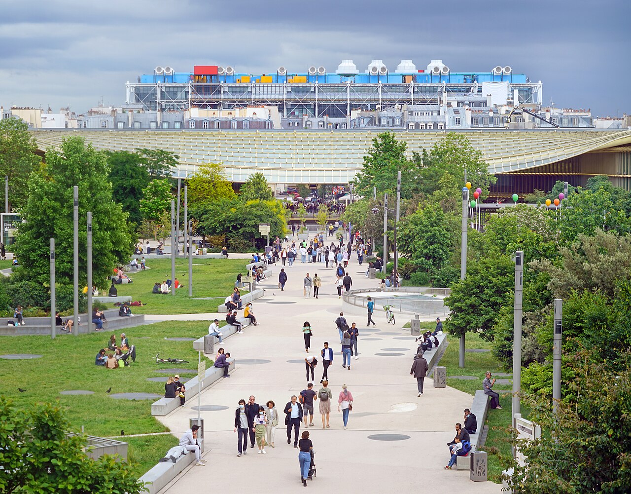 Les Halles, Paris : horaires du Forum, Canopée et gare Châtelet