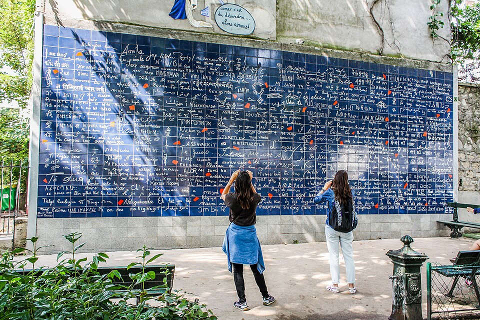 Mur des je t'aime : square Jehan-Rictus, accès et horaires