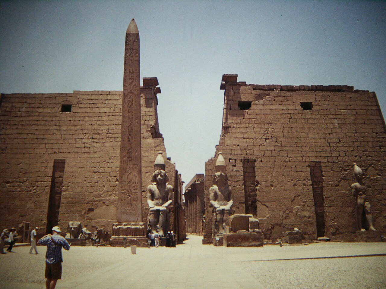 Der Luxor-Tempel und sein Obelisk