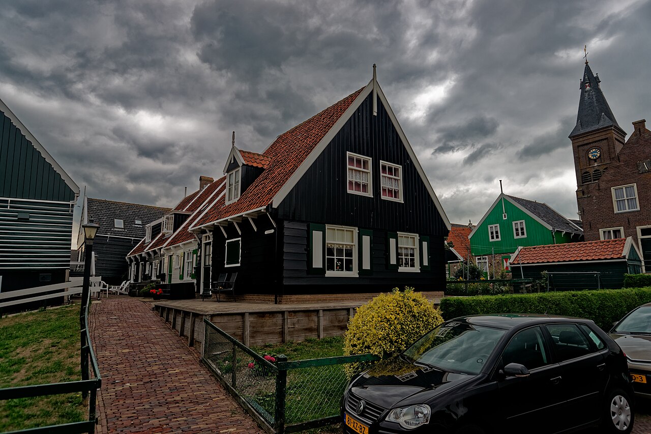 De houten huizen van Marken