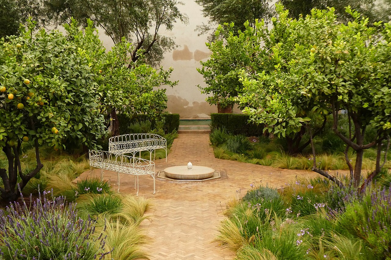 Le jardin exotique et les allées plantées