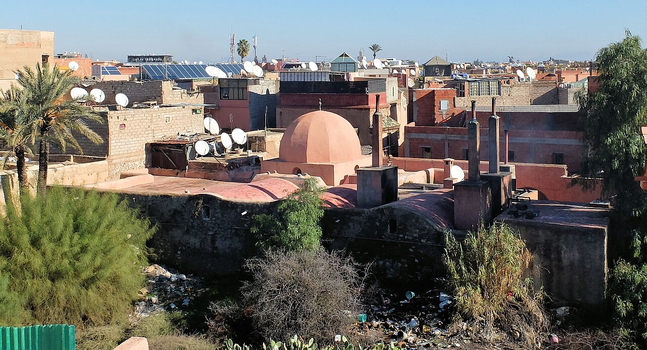 Dome of a hammam on Rue Riad Zitoun el-Kedim, in the medina