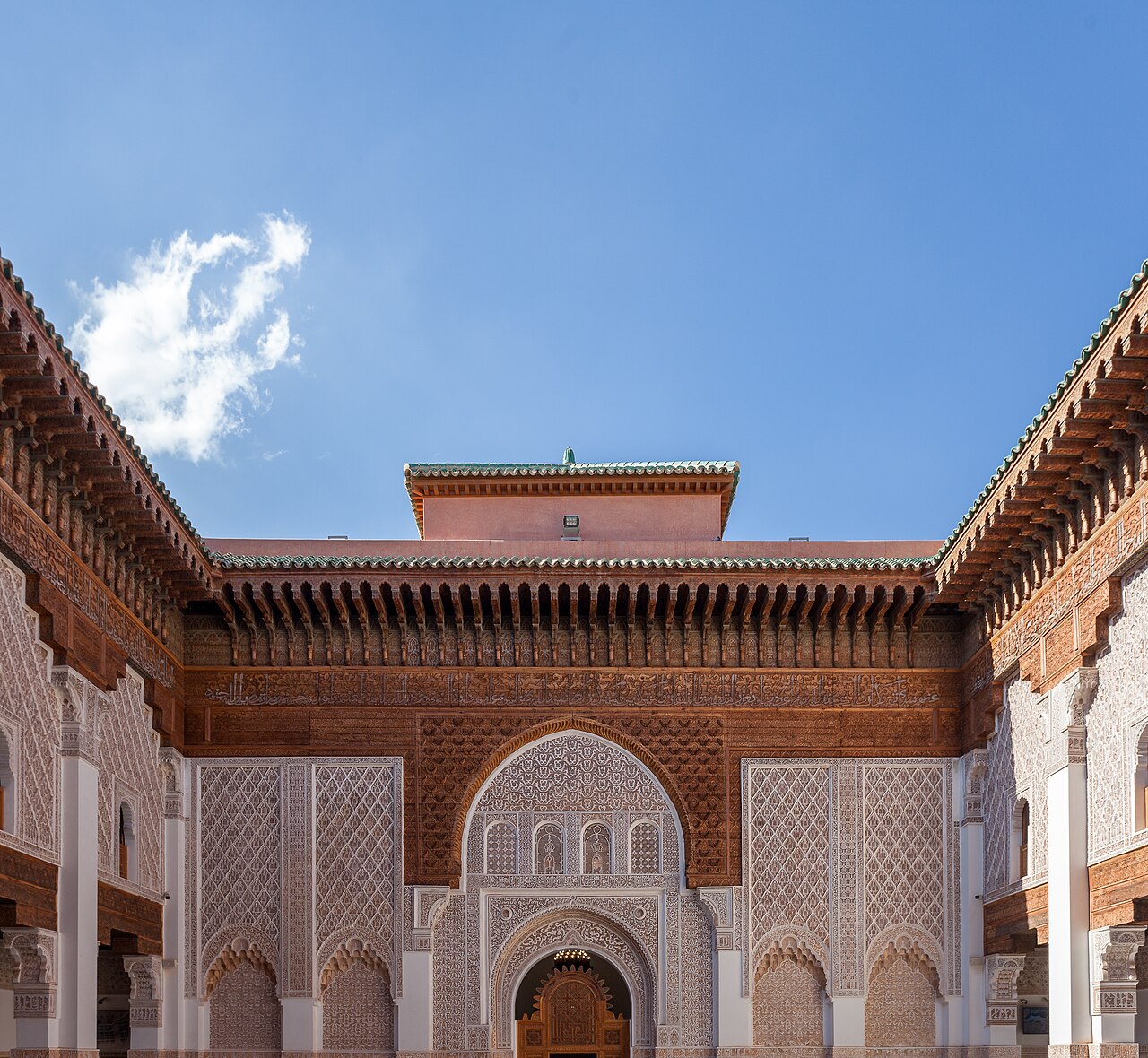 La cour de la Medersa Ben Youssef