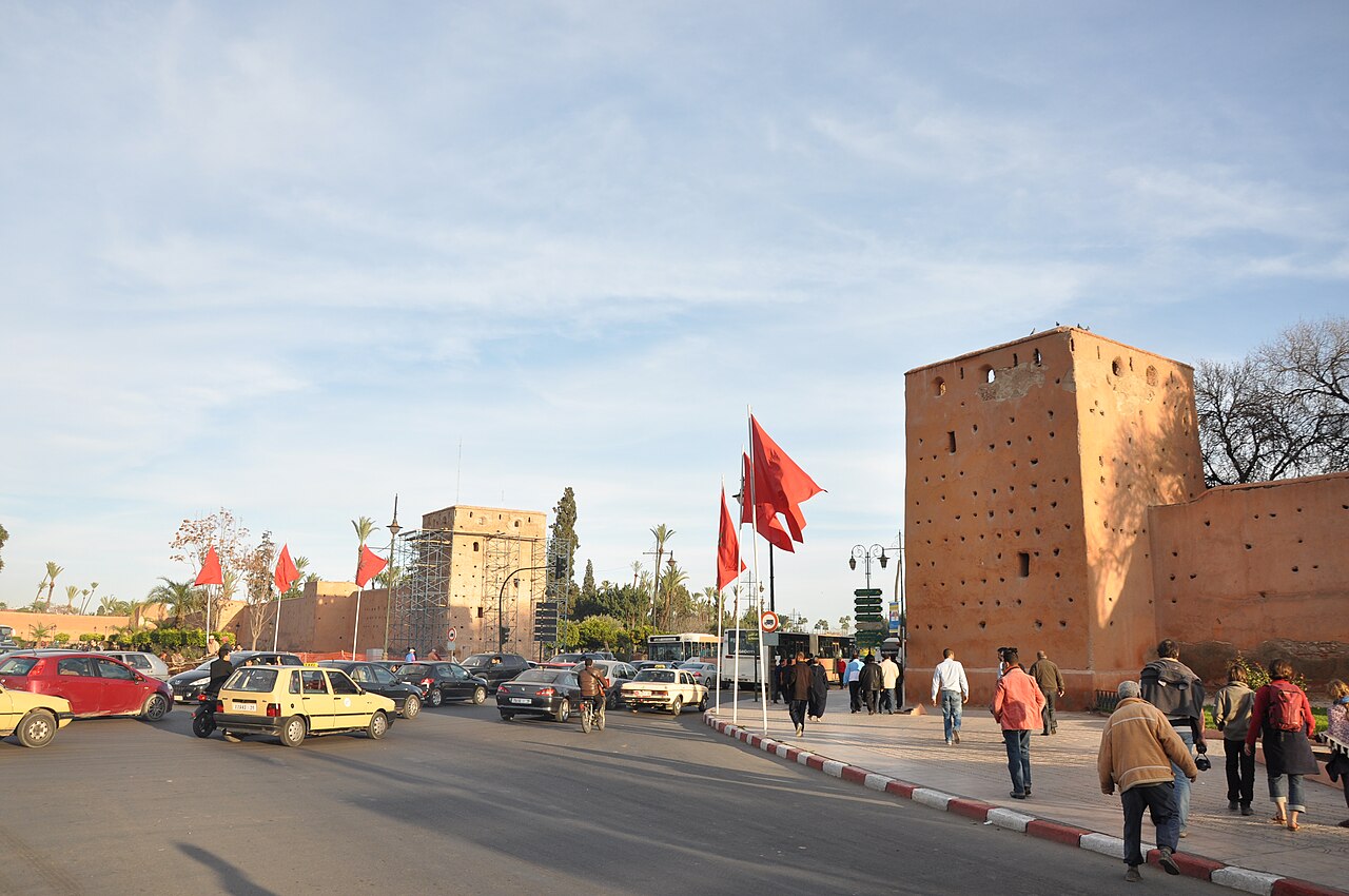 Les remparts de la médina de Marrakech