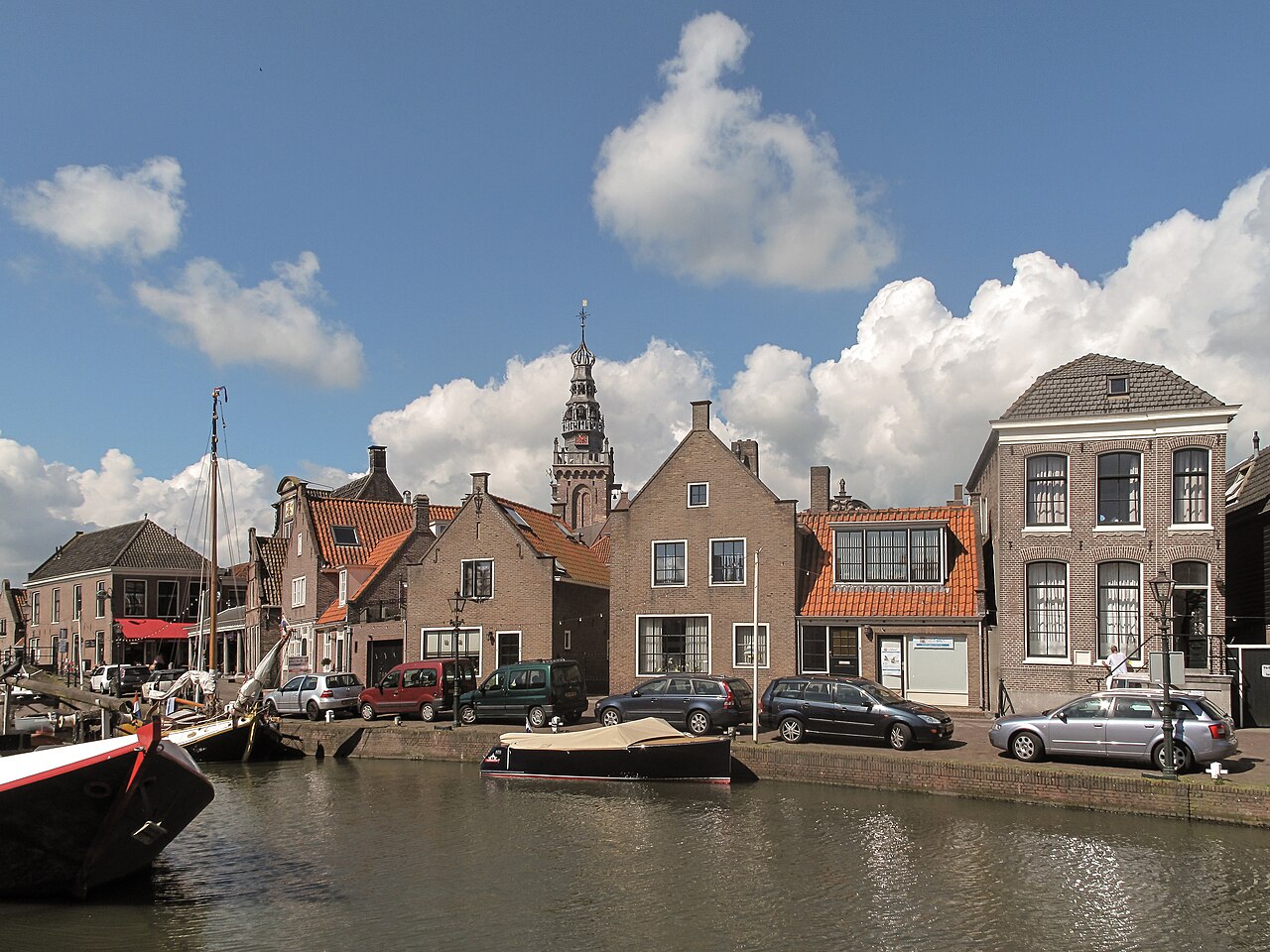 Le port de Monnickendam et la Speeltoren