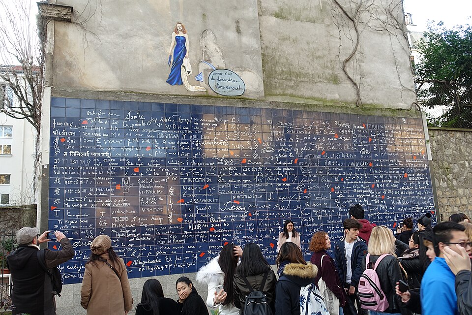 Mur des je t'aime : square Jehan-Rictus, accès et horaires