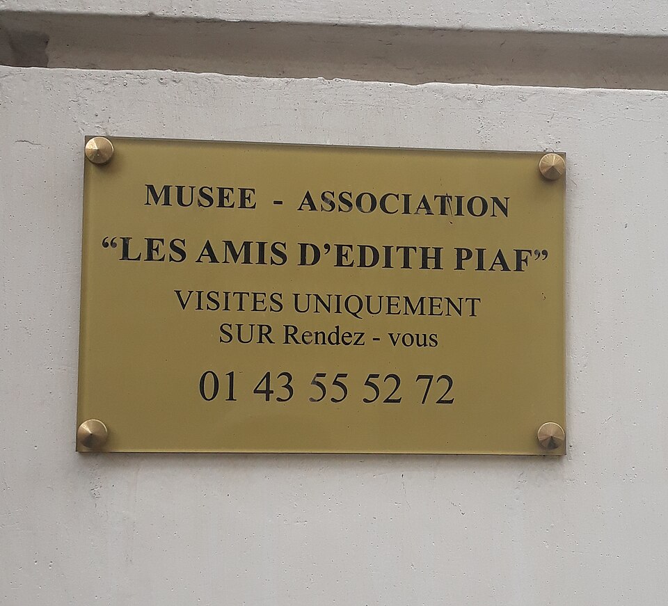 Musée Édith Piaf : visite sur rendez-vous à Ménilmontant