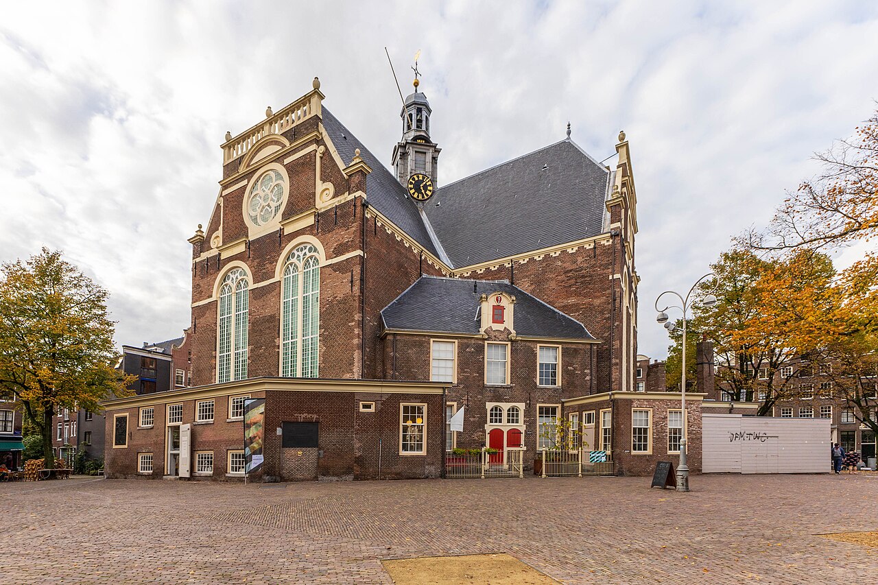 De Noorderkerk aan het plein de Noordermarkt