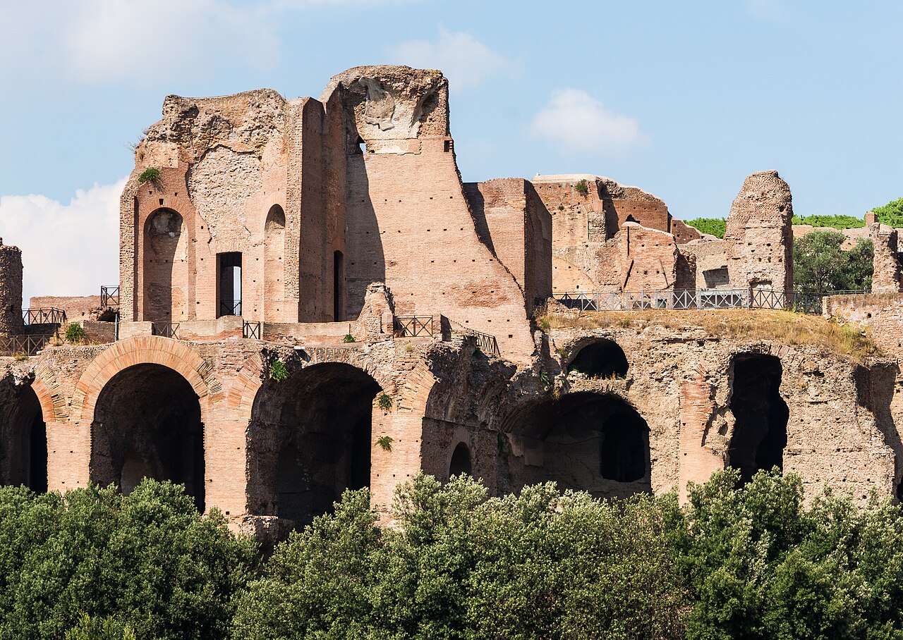 Mont Palatin : palais impériaux et vue sur le Circus Maximus