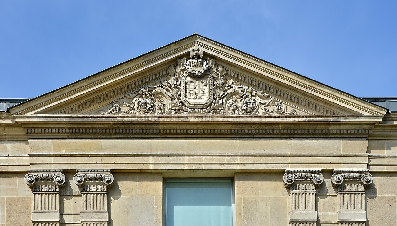 Das Gebäude im Tuileriengarten