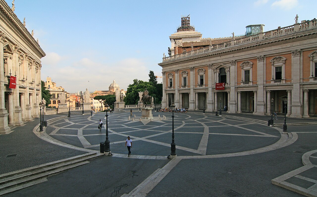 Place du Capitole (Campidoglio) : la place de Michel-Ange à Rome