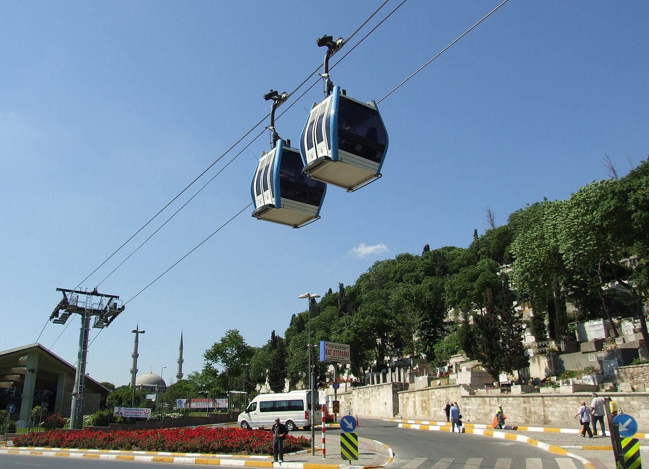 Eyüp and Pierre Loti Hill: mosque, cable car and view