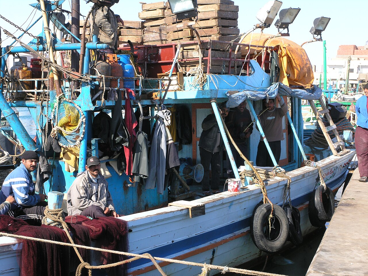 Marché aux poissons d'El Dahar : poisson frais et restaurants du port