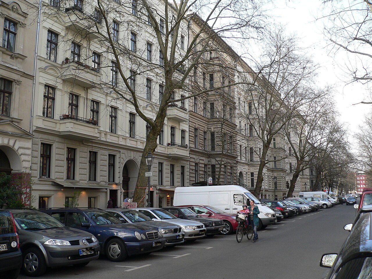 La Husemannstraße et ses immeubles restaurés à Prenzlauer Berg