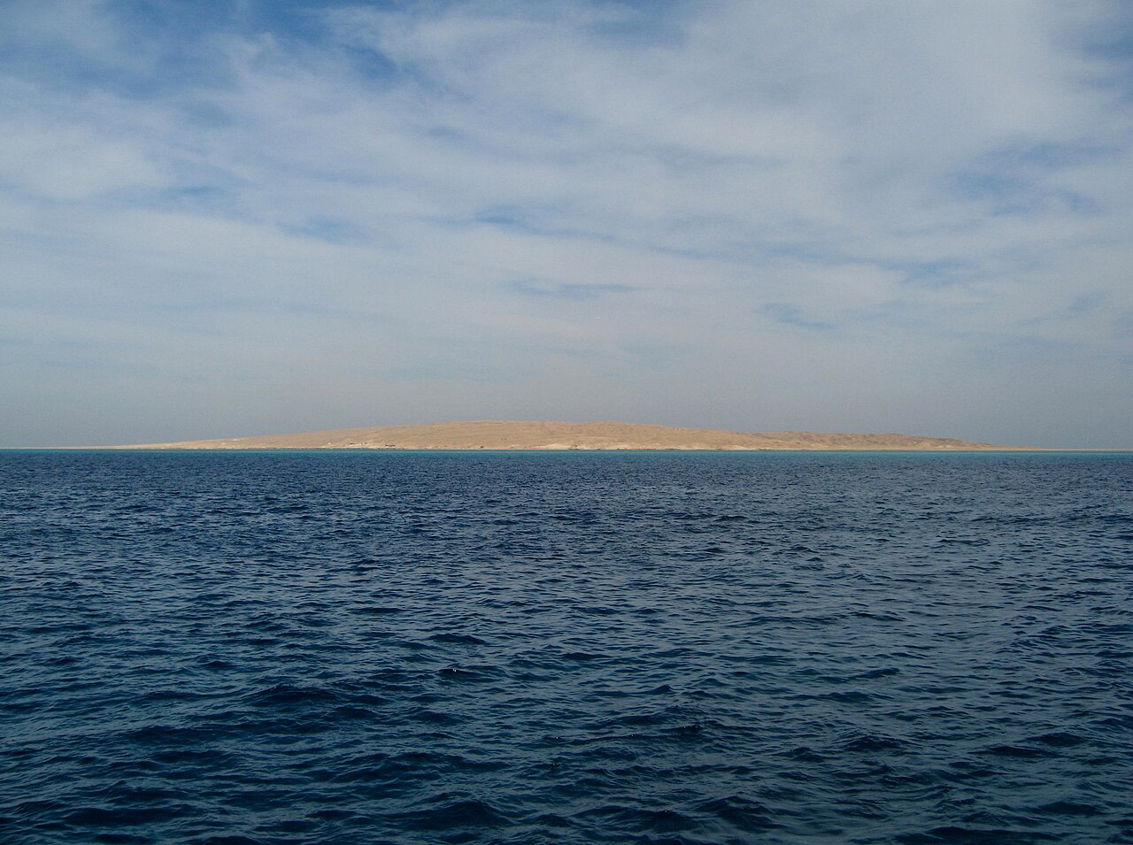 Plage et eau turquoise lors d'une sortie à Giftun