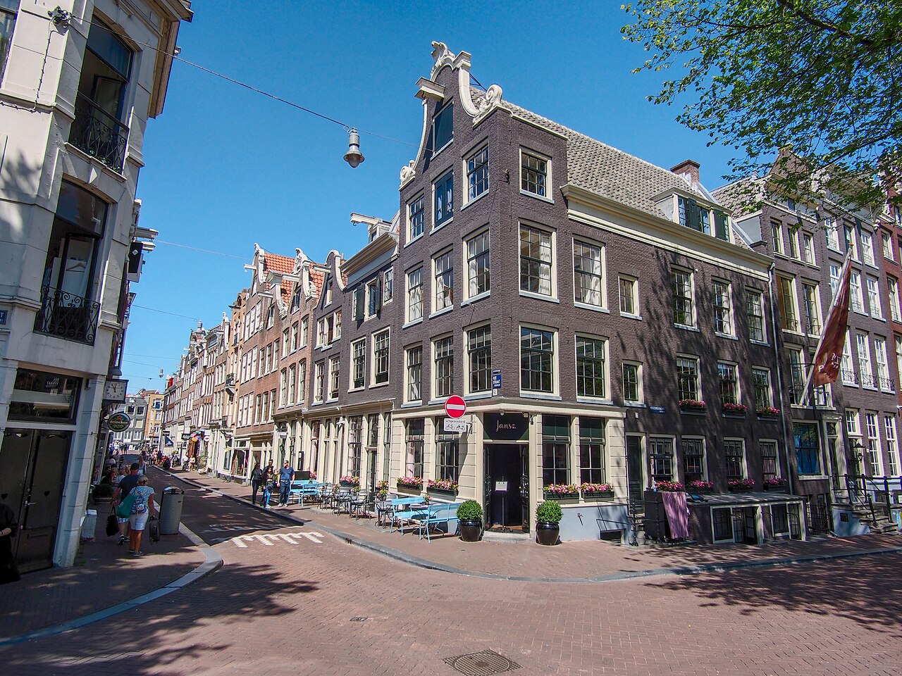 The gabled houses