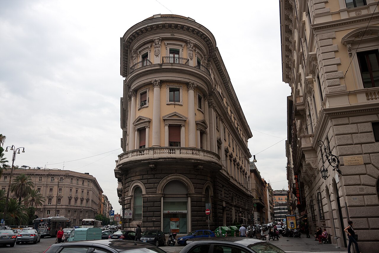 Un immeuble du quartier de Prati