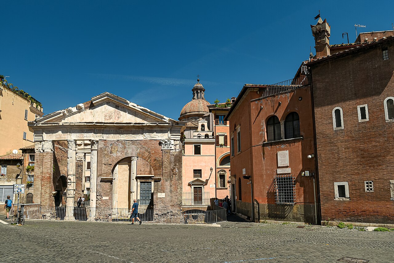 The Portico of Octavia, Via del Portico d'Ottavia