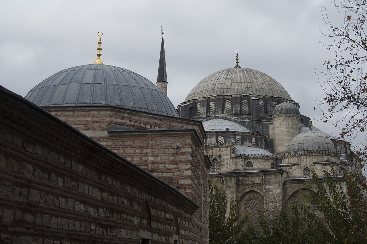 The domes of the Şehzade Mosque, seen from the west