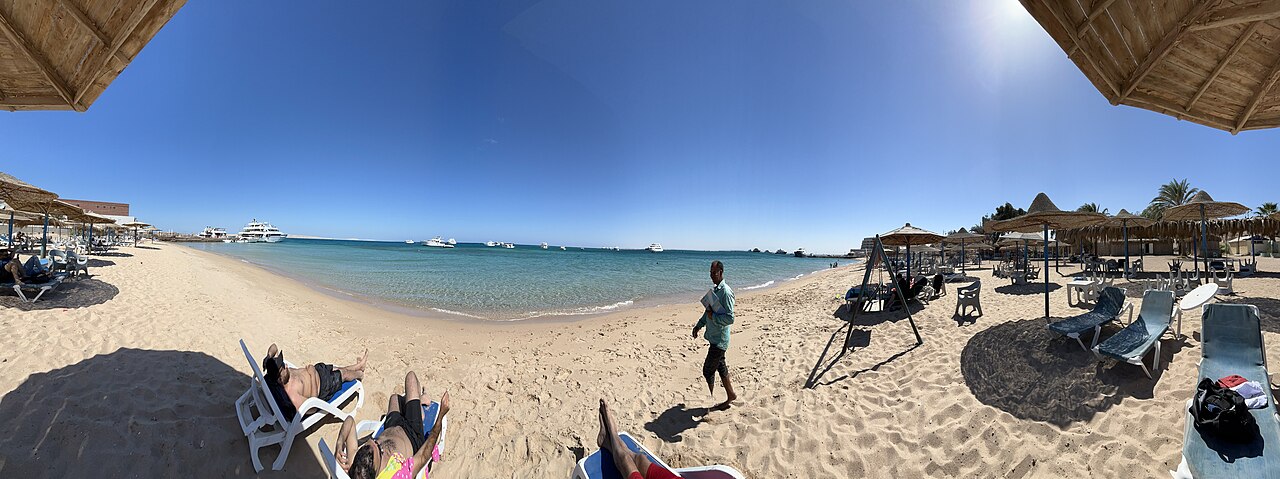 Plage de Hurghada côté mer