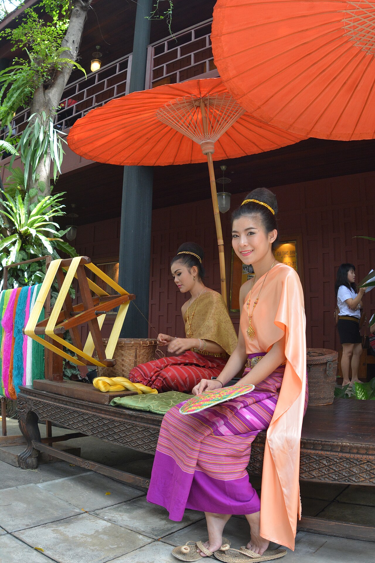 A silk loom at the Jim Thompson House