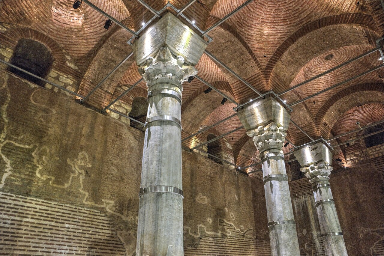 The Corinthian capitals