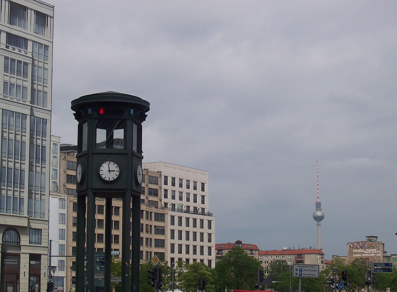 Potsdamer Platz : Panoramapunkt, ex-Sony Center et vestiges du Mur