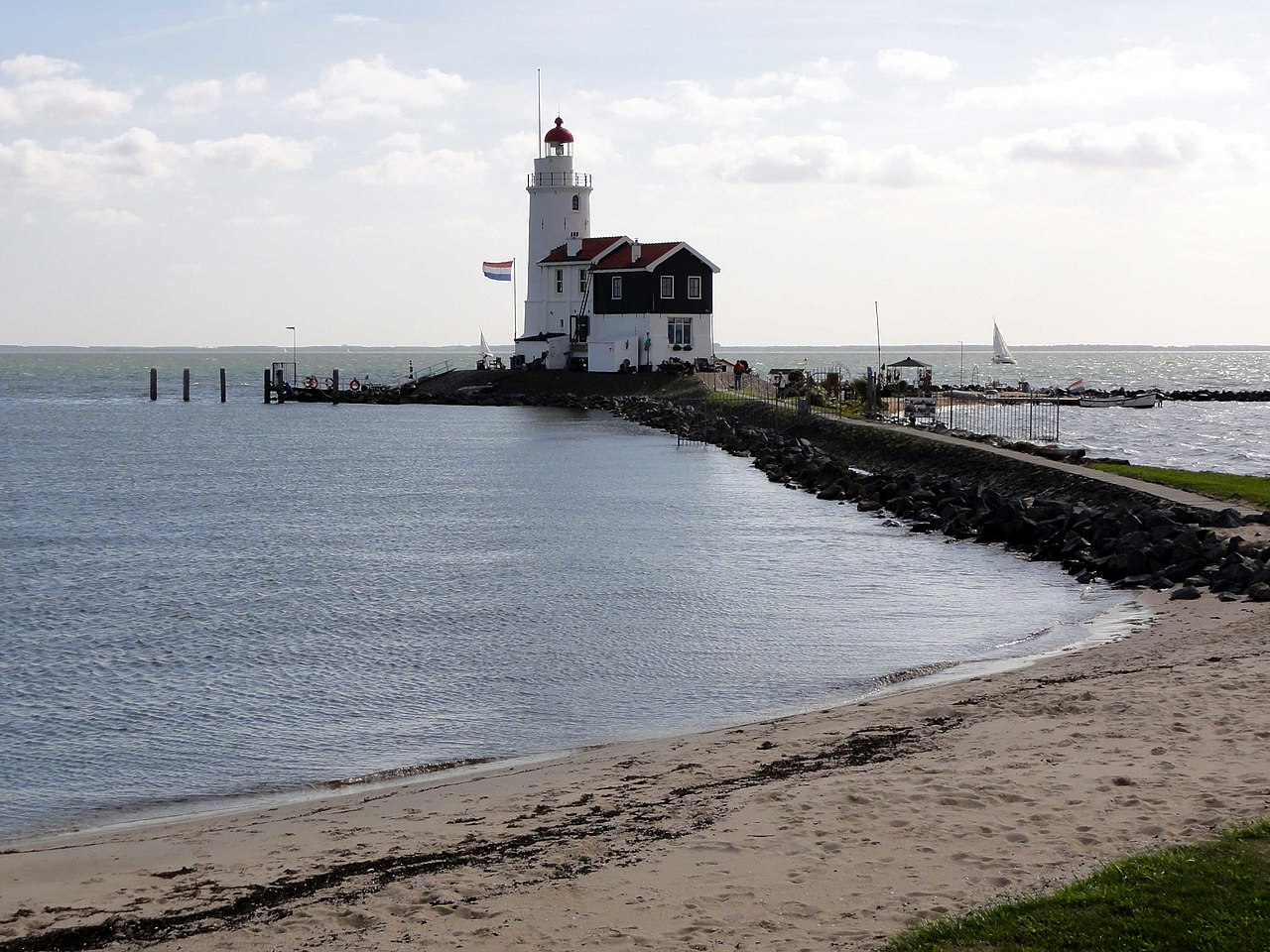 De vuurtoren van Marken (Paard van Marken)